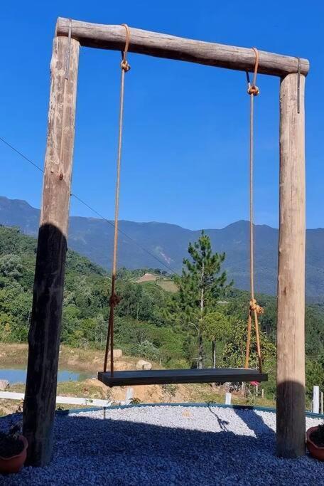 Cabana Recanto Do Arruda Para Casal Em Aguas Mornas エクステリア 写真